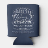 Rafraîchisseur Pour Canette Appréciation du Merci bénévole (Dos)