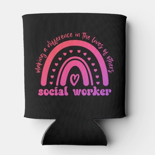 Rafraîchisseur Pour Canette Appréciation et diplôme des travailleurs sociaux (Dos)