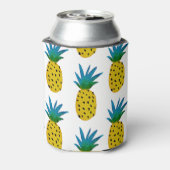 Rafraîchisseur Pour Canette Aquarelle Ananas Jaune Motif (Can Dos)