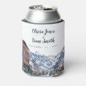 Rafraîchisseur Pour Canette Aquarelle Bienvenue chez Telluride Mariage Bienven (Can Dos)