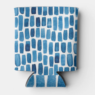 Rafraîchisseur Pour Canette Aquarelle : Bleu, Sans Couleur.
