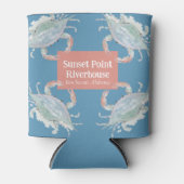 Rafraîchisseur Pour Canette Aquarelle Crabe vacances Accueil Boire Hugger (Devant)