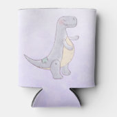 Rafraîchisseur Pour Canette Aquarelle de jouet de dinosaure préhistorique (Devant)