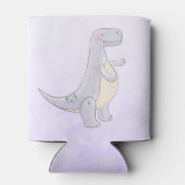 Rafraîchisseur Pour Canette Aquarelle de jouet de dinosaure préhistorique (Dos)