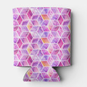 Rafraîchisseur Pour Canette Aquarelle diagonale colorée (Dos)