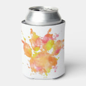 Rafraîchisseur Pour Canette Aquarelle Empreinte de patte de chien (Can devant)