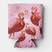 Rafraîchisseur Pour Canette Aquarelle Flamingo Patte (Devant)