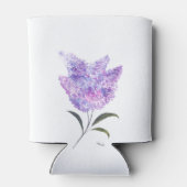 Rafraîchisseur Pour Canette Aquarelle fleurie violette Lilac Mariages (Dos)