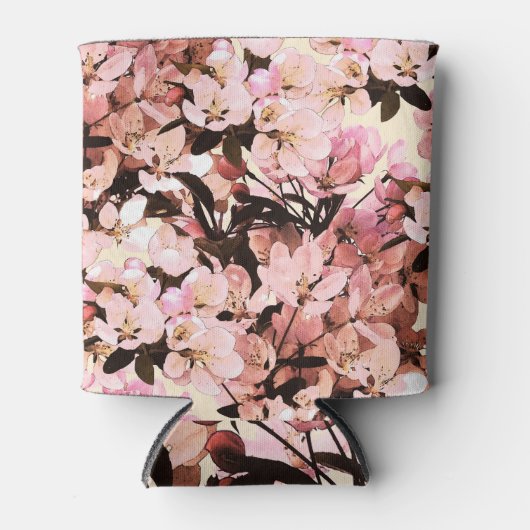 Rafraîchisseur Pour Canette Aquarelle Floral Design (Devant)