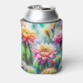 Rafraîchisseur Pour Canette Aquarelle Flower Cactus Succulents (Can Dos)