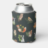 Rafraîchisseur Pour Canette Aquarelle Forêt Animaux : Mignonne sans joint (Can Dos)