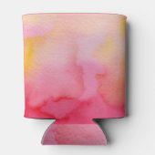 Rafraîchisseur Pour Canette Aquarelle Jolie Rose/Oranges - Toutes les options (Dos)