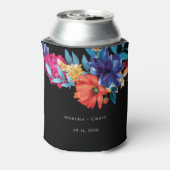 Rafraîchisseur Pour Canette Aquarelle mexicaine Fleur Mariage noir (Can Dos)