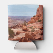 Rafraîchisseur Pour Canette Aquarelle Moab Arches Park Utah Mariage (Dos)