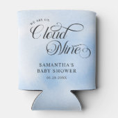 Rafraîchisseur Pour Canette Aquarelle moderne Blue Cloud Neuf Baby shower (Dos)