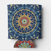 Rafraîchisseur Pour Canette Aquarelle orientale moquette Mandala florale (Dos)