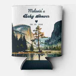 Rafraîchisseur Pour Canette Aquarelle Parc national Yosemite Baby shower Ca