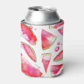 Rafraîchisseur Pour Canette Aquarelle pastèque 1 (Can devant)