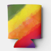 Rafraîchisseur Pour Canette Aquarelle Rainbow personnalisée (Dos)