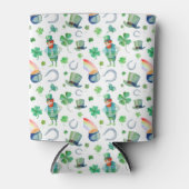 Rafraîchisseur Pour Canette Aquarelle Saint Patrick's Day Motif (Devant)