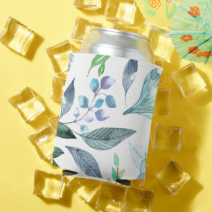 Rafraîchisseur Pour Canette Aquarelle tombée feuille 11