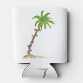 Rafraîchisseur Pour Canette Aquarelle tropicale de vacances Palm Tree (Dos)