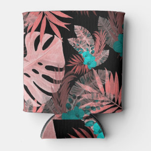 Rafraîchisseur Pour Canette Aquarelle Tropicale Orchidée Motif sans couture