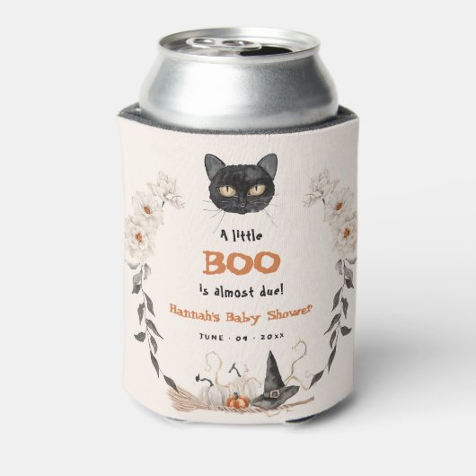 Rafraîchisseur Pour Canette Aquarelle Un Petit Baby shower Boo Halloween (Can Dos)