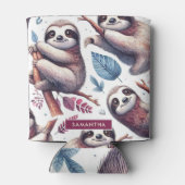 Rafraîchisseur Pour Canette Aquarelle vintage mignonne (Dos)