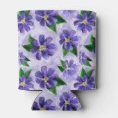 Rafraîchisseur Pour Canette Aquarelle violette motif floral (Dos)