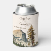 Rafraîchisseur Pour Canette Aquarelle Yosemite Parc National Mariage Ca US (Can devant)