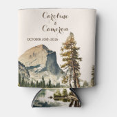 Rafraîchisseur Pour Canette Aquarelle Yosemite Parc National Mariage Ca US (Devant)