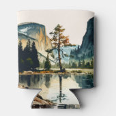 Rafraîchisseur Pour Canette Aquarelle Yosemite Parc National Mariage Ca US (Dos)