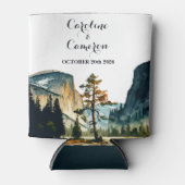 Rafraîchisseur Pour Canette Aquarelle Yosemite Parc National Mariage Ca US (Devant)