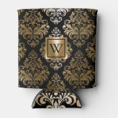 Rafraîchisseur Pour Canette Arabes noirs et d'or (Devant)