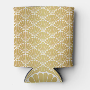 Rafraîchisseur Pour Canette Arabesque Abstrait : Motif géométrique Vintage