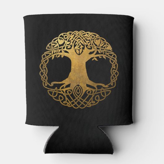 Rafraîchisseur Pour Canette Arbre celtique d'or (Dos)