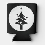 Rafraîchisseur Pour Canette Arbre de Noël en cercle (Devant)
