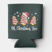 Rafraîchisseur Pour Canette Arbre de Noël Joyeux Noël Debbie Cookie (Devant)