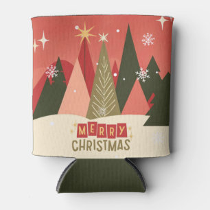 Rafraîchisseur Pour Canette Arbre de Noël rétro/Vintage