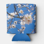Rafraîchisseur Pour Canette Arbre des fleurs monogramme personnalisé peut refr (Dos)