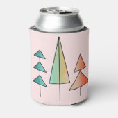 Rafraîchisseur Pour Canette arbres arc-en-ciel modernes du milieu du siècle ro