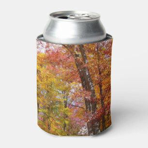 Rafraîchisseur Pour Canette Arbres d'automne orange et jaune Photographie d'au