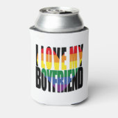 Rafraîchisseur Pour Canette Arc-en-ciel J'aime mon petit ami (Can Dos)