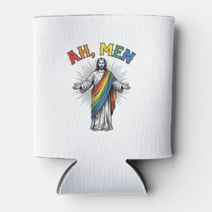 Rafraîchisseur Pour Canette Arc-en-ciel religieux vintage Ah Men
