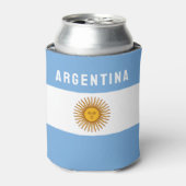 Rafraîchisseur Pour Canette Argentine Amérique du Sud Drapeau Buenos Aires (Can devant)