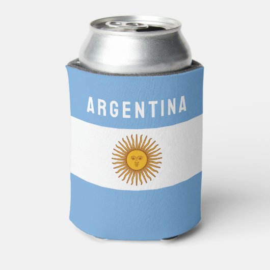 Rafraîchisseur Pour Canette Argentine Amérique du Sud Drapeau Buenos Aires (Can Dos)