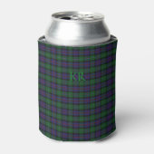 Rafraîchisseur Pour Canette Argyll District Tartan avec monogramme / initiales (Can devant)