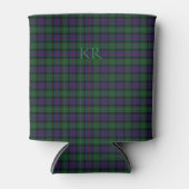 Rafraîchisseur Pour Canette Argyll District Tartan avec monogramme / initiales (Devant)