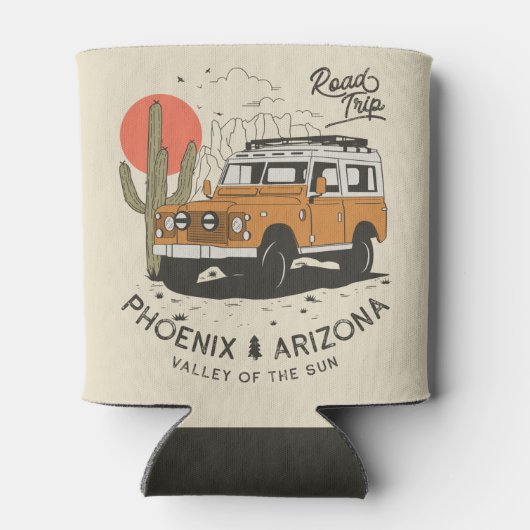 Rafraîchisseur Pour Canette Arizona Desert Sunset Road Trip Cactus Phoenix (Dos)